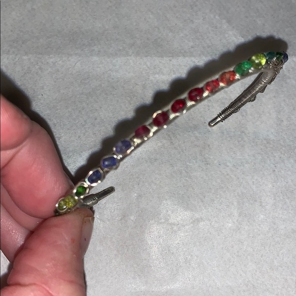 Genuine Gemstone Bracelets*Rubys,Amythest,Peridot - Picture 7 of 16